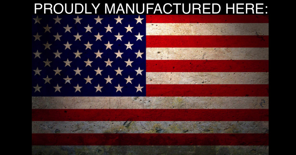 proudly manufactured in usa
